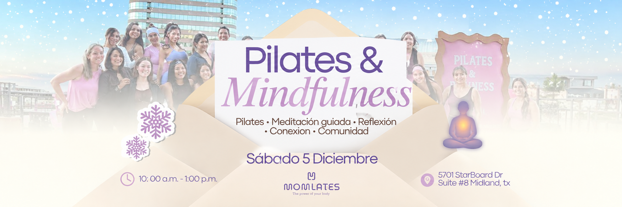Pilates & Mindfulness: Un espacio para pausar, soltar y reconectar contigo ✨